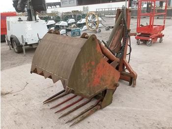 Silage equipment 3' Hydraulic Shear Grab to suit 3 Point Linkage: picture 1