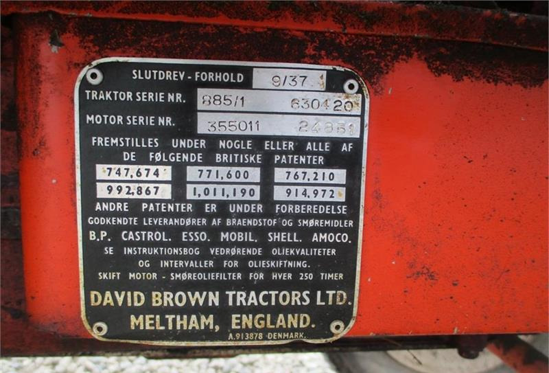 Farm tractor David Brown 885 Med veto frontlæsser: picture 20
