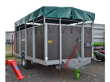 Farm trailer Cynko-Met Przyczep do przewozu zwierząt / Viehtransport Anhanger KURIER 6