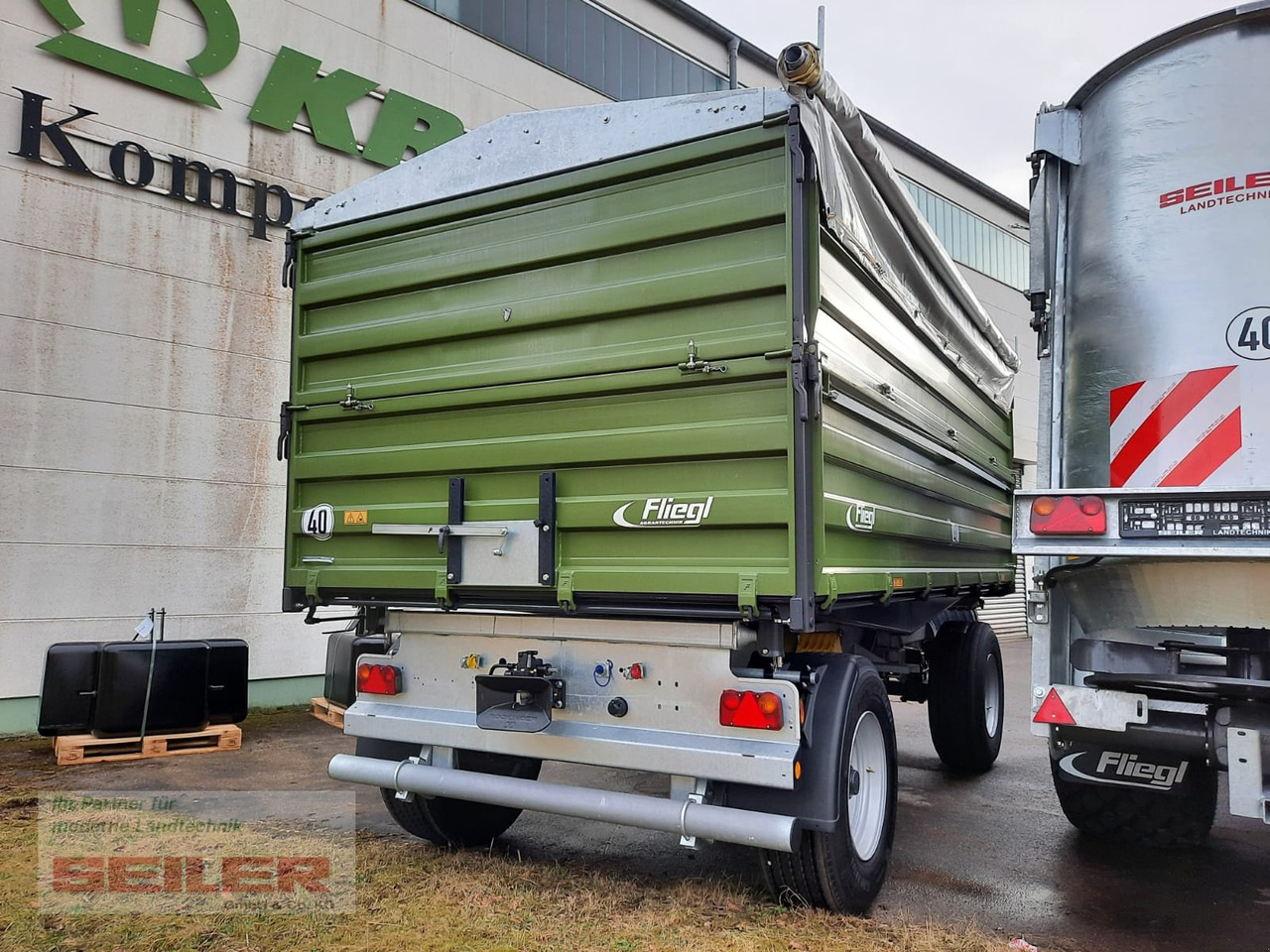New Farm tipping trailer/ Dumper Fliegl DK 180 MAXUM FOX: picture 4