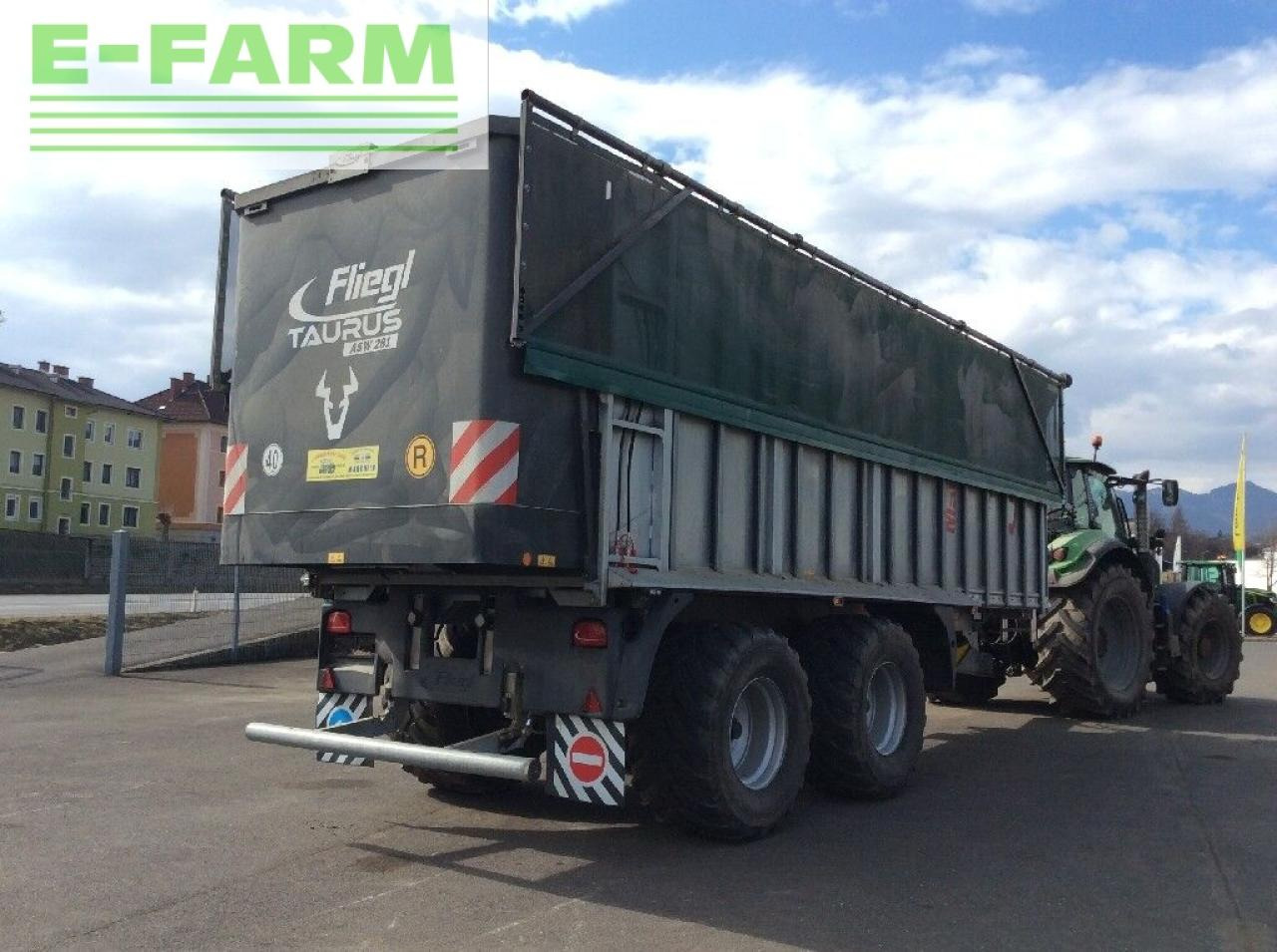 Farm tipping trailer/ Dumper Fliegl taurus asw 281: picture 5
