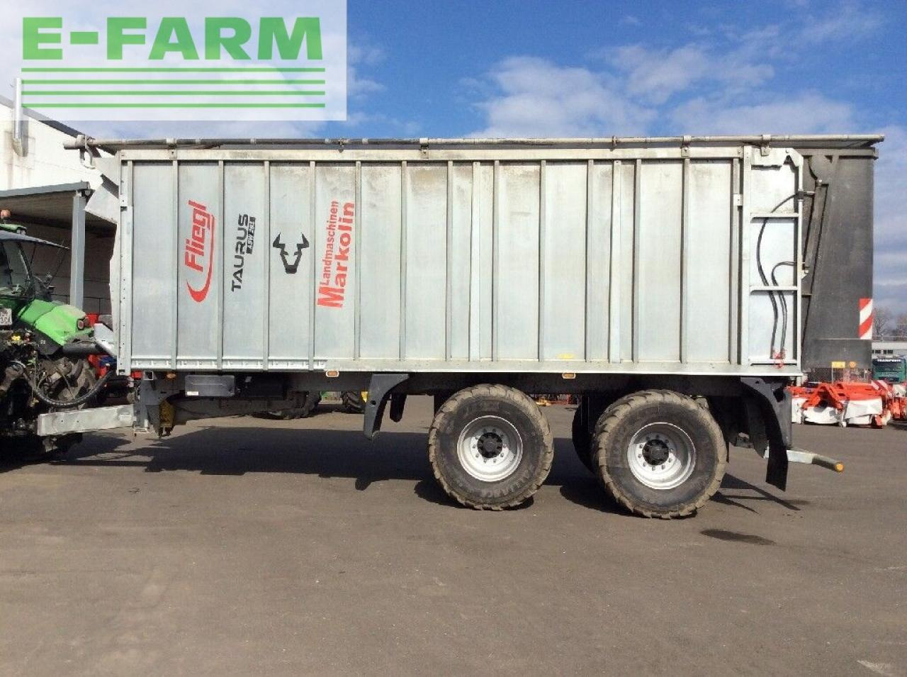 Farm tipping trailer/ Dumper Fliegl taurus asw 281: picture 14