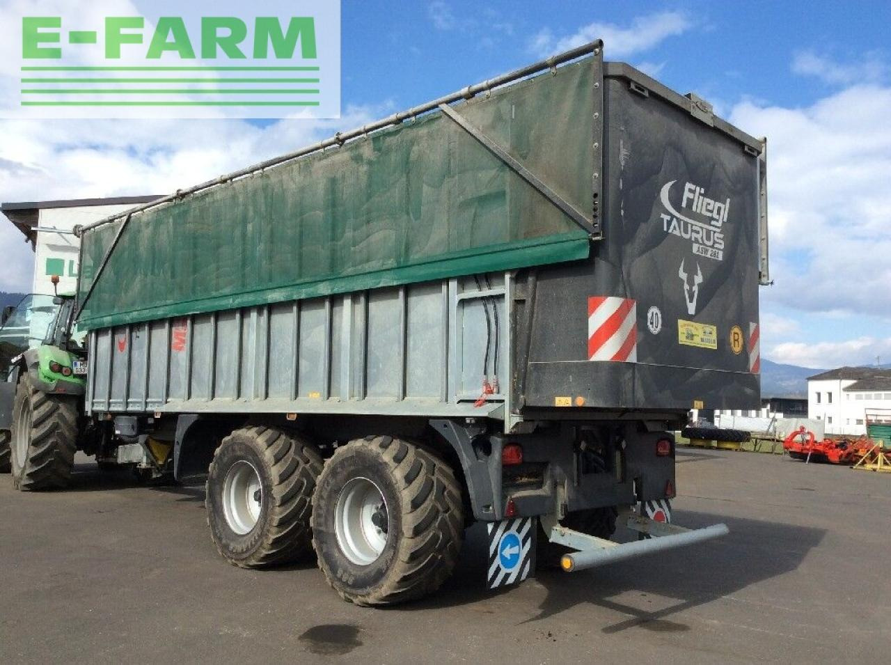 Farm tipping trailer/ Dumper Fliegl taurus asw 281: picture 2