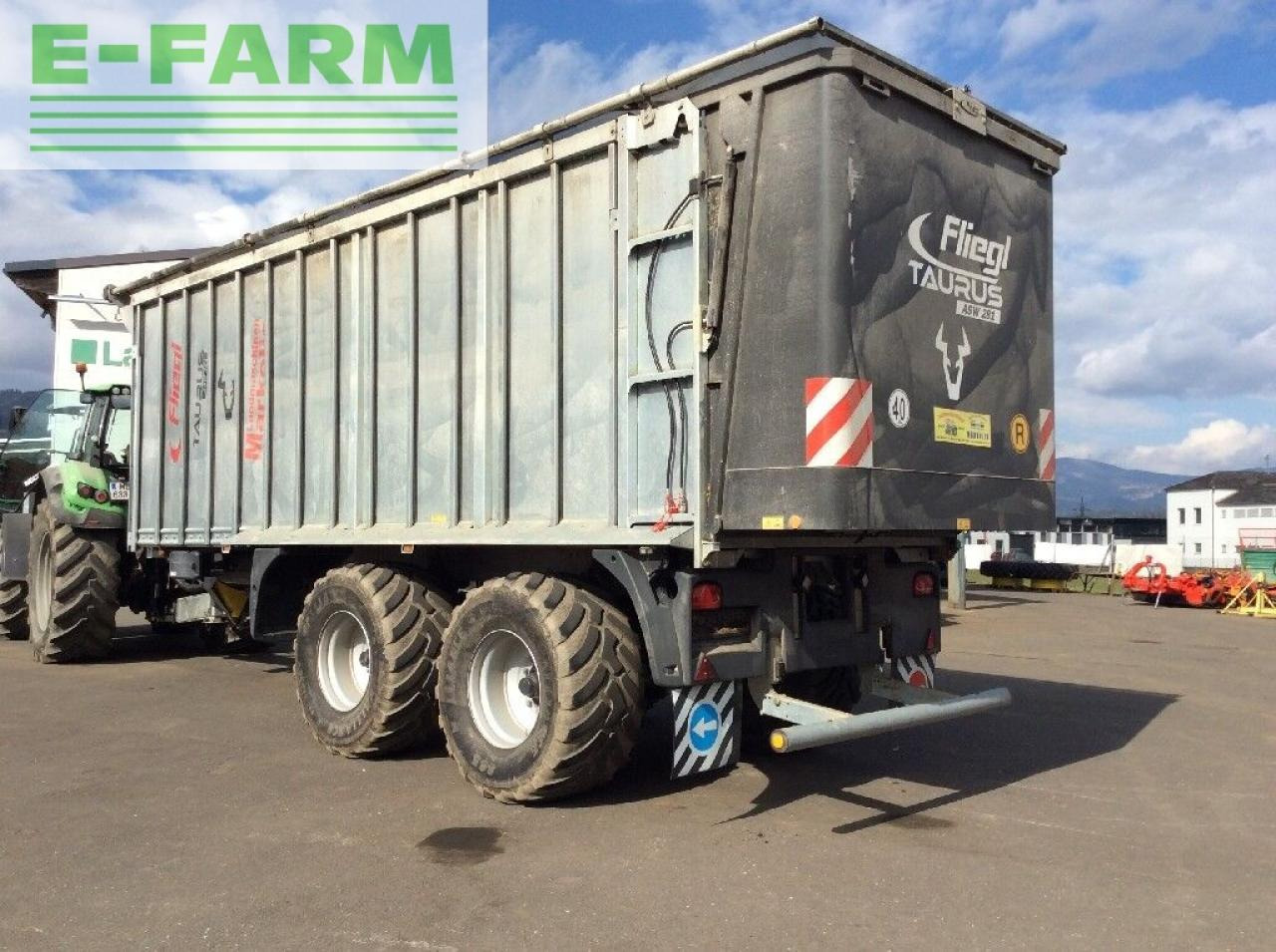Farm tipping trailer/ Dumper Fliegl taurus asw 281: picture 15