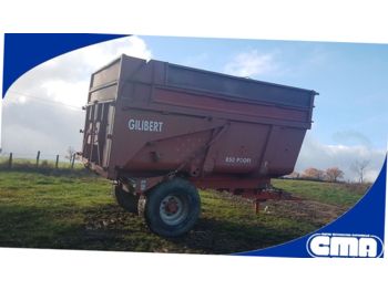 Farm tipping trailer/ Dumper Gilibert 850 PROFI: picture 1