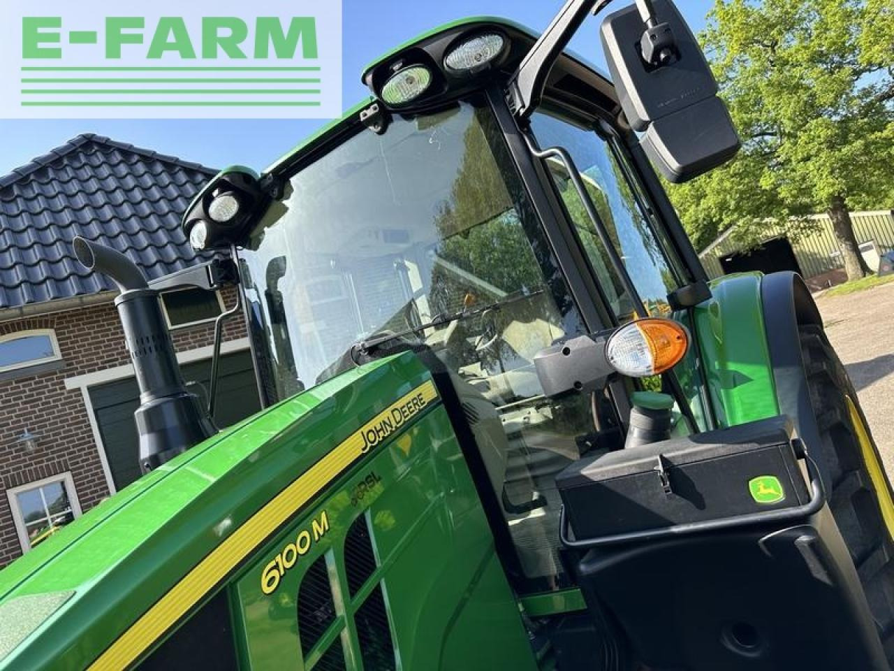 Farm tractor John Deere 6100m auto quad+kruip+fronthef: picture 20