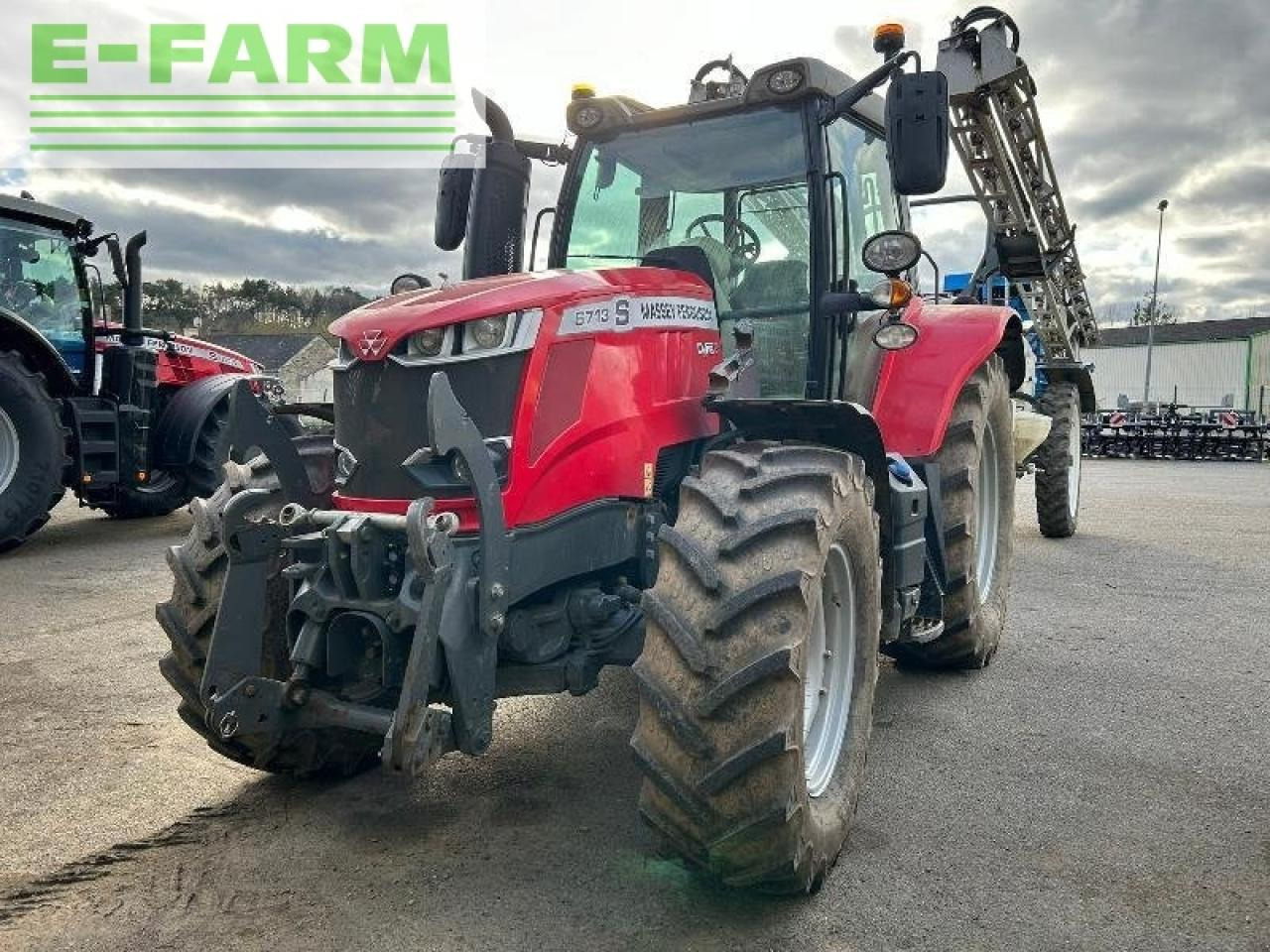 Farm tractor Massey Ferguson mf6713s new: picture 2
