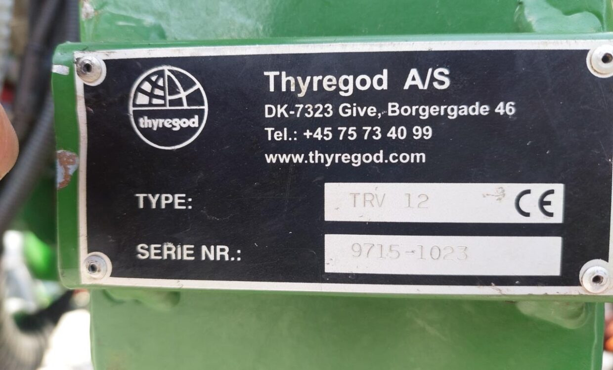 Cultivator Thyregod TRV 12 med frø-/gødning-udstyr: picture 15