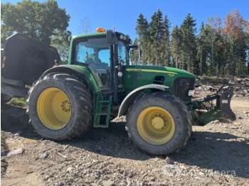 Farm tractor Traktor John Deere 7530 Premium med vagn: picture 1