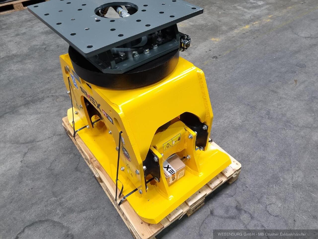 New Attachment, Plate compactor for Excavator Simex Anbauverdichter PV700 inkl. Drehwerk Anbauklasse 12 - 25 t: picture 2