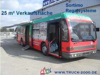 Bus DAF MobilerSortimo Verkaufsraum 25m² Wohnmobil Messe