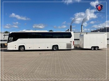 Coach Scania TOURING HD | 51 SEATING PLACES | RETARDER | + KASSBOHRER TRAILER |: picture 1