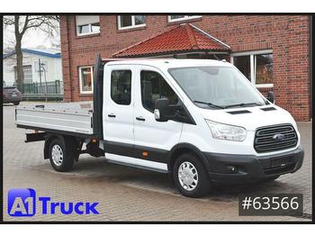 Open body delivery van, Crew cab van Ford Ford Transit Pritsche 350 L4 Doka: picture 1