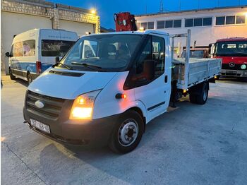 Open body delivery van Ford Transit Pritsche FT 350 L Kran PALFINGER 3300A: picture 1