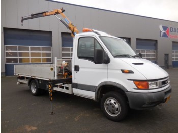 Open body delivery van Iveco 40C13 Effer 1,8 Ton Kraan, 2 x Hydraulisch Out, Pritsche Kran, Crane: picture 1