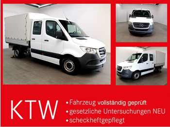 Open body delivery van, Crew cab van MERCEDES-BENZ Sprinter 214 CDI DOKA,MBUX,Klima: picture 1