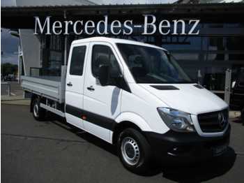 Open body delivery van, Crew cab van Mercedes-Benz Sprinter 314 CDI Doka Maxi 4.325 Pritsche Klima: picture 1