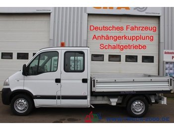 Open body delivery van, Crew cab van Opel Movano 2.5 CDTI-7 Sitzer-AHK-Nur 67 TKm Schalter: picture 1