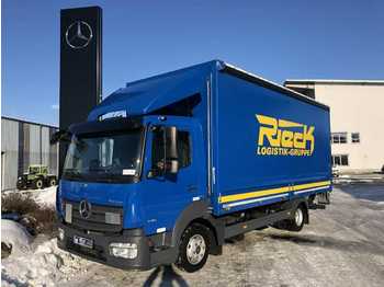 Open body delivery van Mercedes-Benz Atego 818 L Pritsche/Plane + LBW Spoiler Kamera