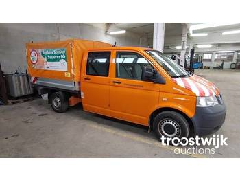 Open body delivery van, Crew cab van VW T5 Doka platform LR 1.9 TDI D-PF 7H / 7J: picture 1