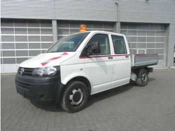 Open body delivery van, Crew cab van Volkswagen T5 2,0 BiTDI Pritsche Doppelkabine Scheckheft: picture 1