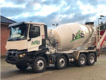 Concrete mixer Renault 8x4 / EuroMix MTP 9m³ SL