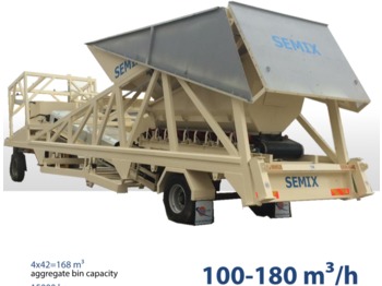 SEMIX Dry Type Mobile Concrete Batching Plant - Concrete plant
