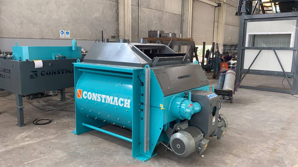 Leasing of Constmach Paddle Mixer ( Twin Shaft Concrete Mixer ) Constmach Paddle Mixer ( Twin Shaft Concrete Mixer ): picture 1