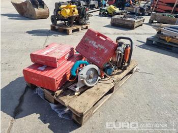 Selection of 110Volt Power Tools, Husqvarna Petrol Quick Cut Saw - Construction equipment