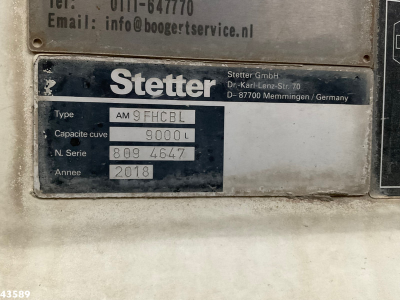 Concrete mixer truck DAF FAD CF 410 8x4 Euro 6 Schwing Stetter 9m³ Just 162.847 km!: picture 18