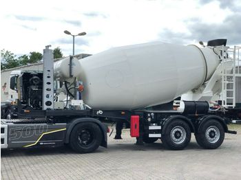 Concrete mixer truck EUROMIX MTP 10m³ Betonmsicher Auflieger: picture 1