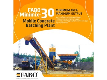 New Concrete plant FABO MINIMIX 30 M3/H MOBILE CONCRETE PLANT EASY TRANSPORT: picture 1
