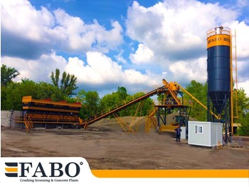 New Concrete plant FABO STATIONARY CONCRETE MIXING PLANT | 60m3/h CAPACITY: picture 1
