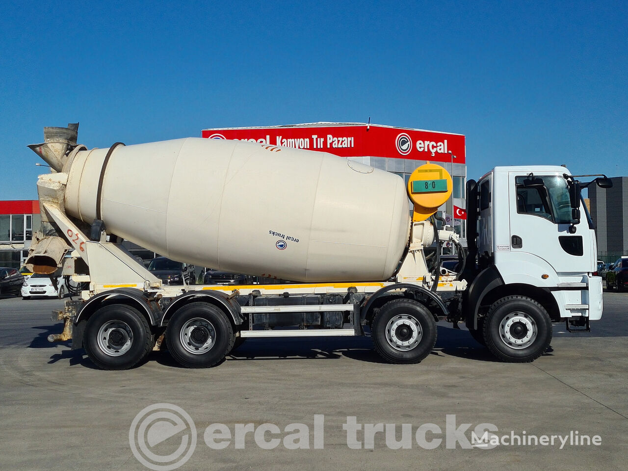 Concrete mixer truck Ford 2012 CARGO 3936 M 8X4-EURO5/AC CONCRETE MIXER: picture 4