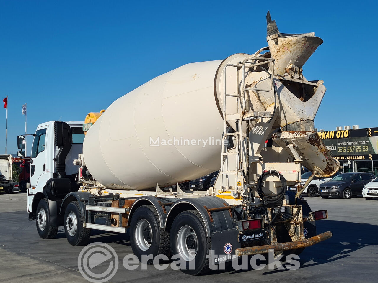Concrete mixer truck Ford 2012 CARGO 3936 M 8X4-EURO5/AC CONCRETE MIXER: picture 6