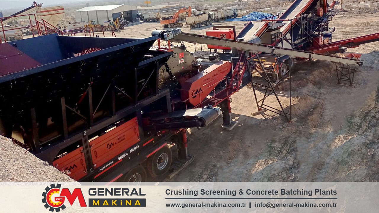 New Mobile crusher GENERAL MAKİNA Limestone Crushing Plant: picture 2