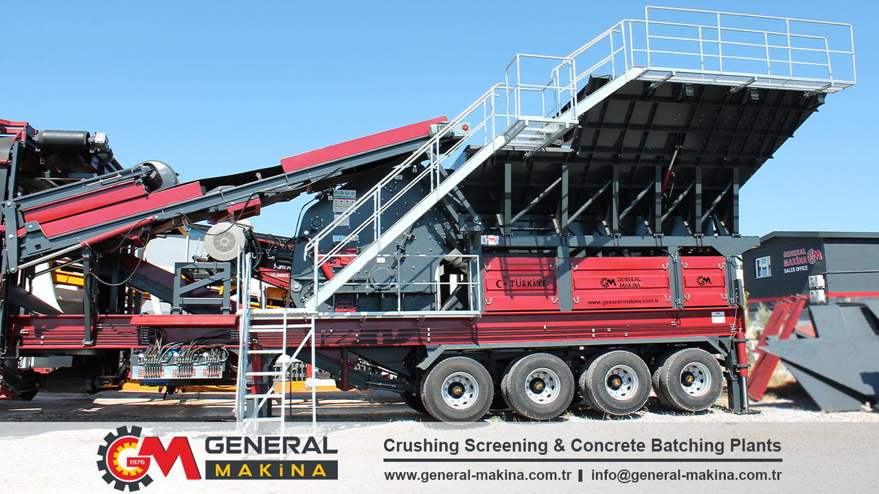New Mobile crusher GENERAL MAKİNA Limestone Crushing Plant: picture 7