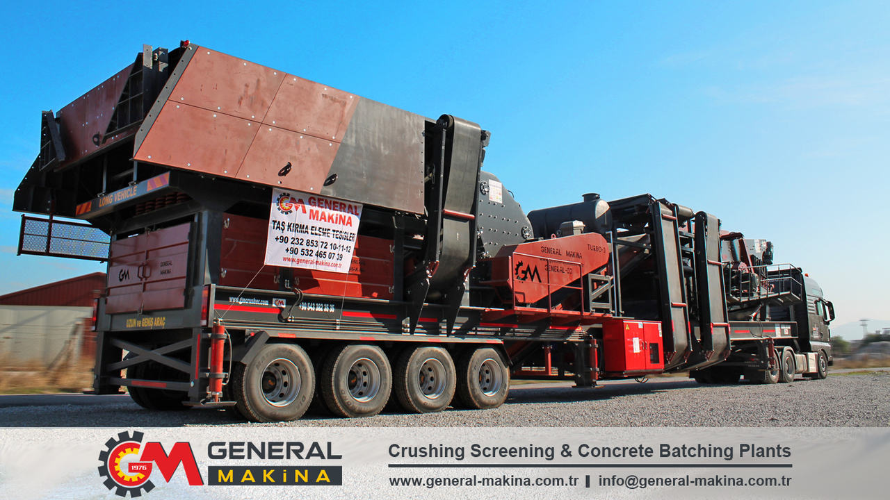 New Mobile crusher GENERAL MAKİNA Limestone Crushing Plant: picture 10