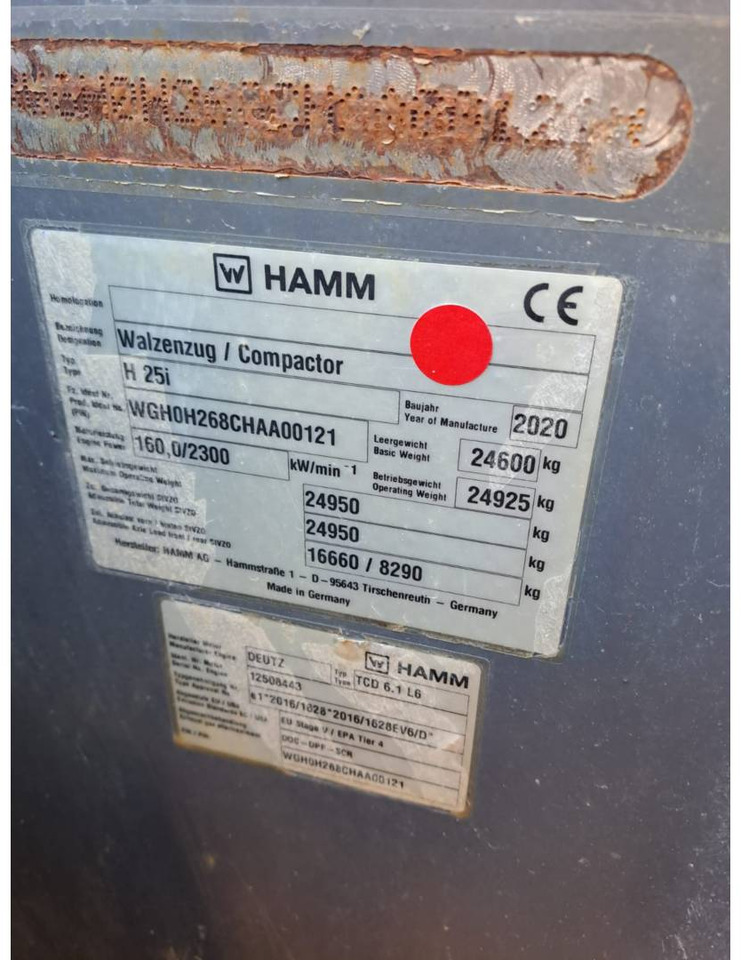 Compactor HAMM H25I: picture 6