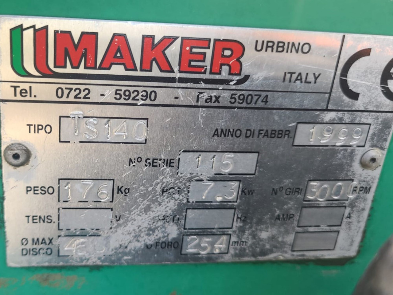 Leasing of  MAKER TS140 MAKER TS140: picture 5