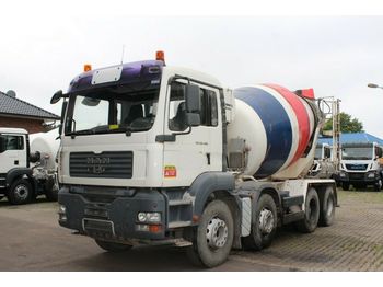 Concrete mixer truck MAN TGA 32400 8X4   9m³: picture 1