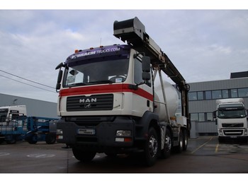 Concrete mixer truck MAN TGA 32.360 BB+LIEBHERR 8M3+Tapis/Band: picture 1