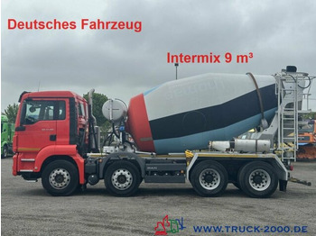 MAN TGS 32.400 8x4 Putzmeister Intermix 9m³ Klima - Concrete mixer truck: picture 1