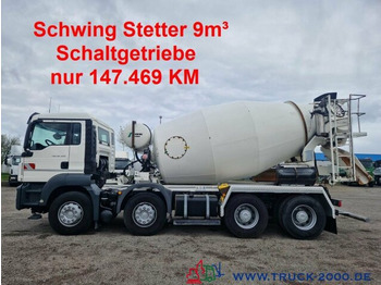 MAN TGS 32.400 Schwing Stetter 9m³ Schalter 147469KM - Concrete mixer truck: picture 1