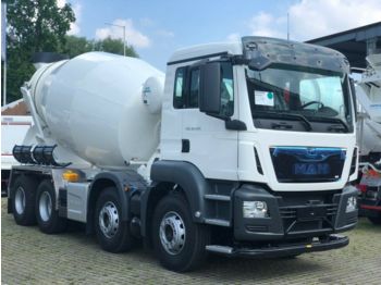 Concrete mixer truck MAN TGS 32.420 8x4 / Euromix MTP EM 9m³ SL EURO6: picture 1