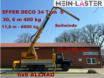 Mobile crane Magirus Deutz 256 D 26 AK 6x6 EFFER DECO 34  31 Meter 400 kg: picture 1
