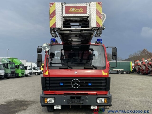 Truck mounted aerial platform Mercedes-Benz 1422 Metz Feuerwehr Leiter 30 m. nur 31.361 Km.: picture 3