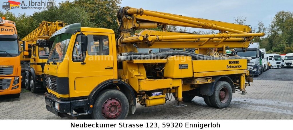 Mixer pump truck Mercedes-Benz LK 1617, Schwing Betonpumpe, Oldtimer: picture 8
