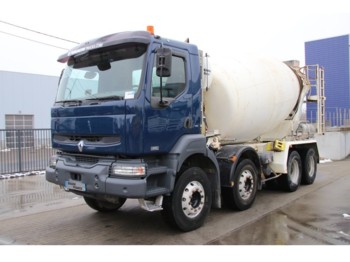 Concrete mixer truck Renault KERAX 420 + BETON MIXER STETTER: picture 1
