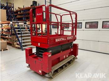  Sakselift Mantall XE80CT 8m - på bælter - Scissor lift